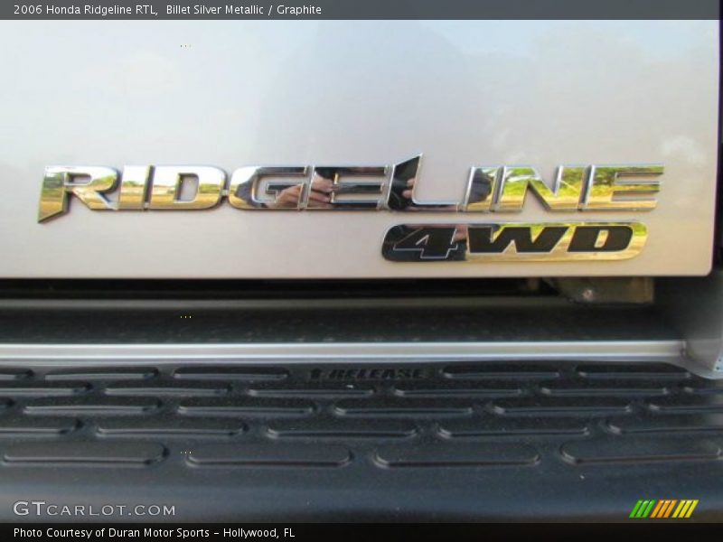Billet Silver Metallic / Graphite 2006 Honda Ridgeline RTL