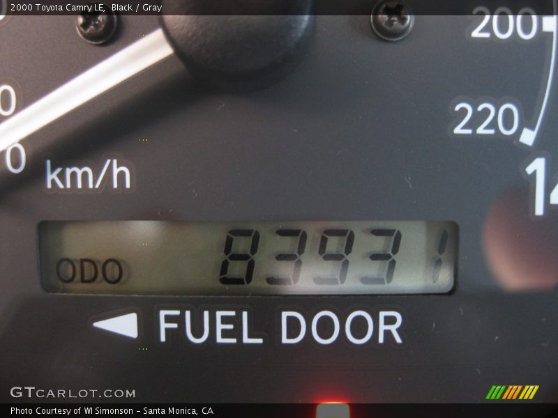 Black / Gray 2000 Toyota Camry LE