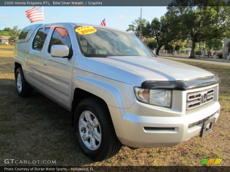 Billet Silver Metallic / Graphite 2006 Honda Ridgeline RTL
