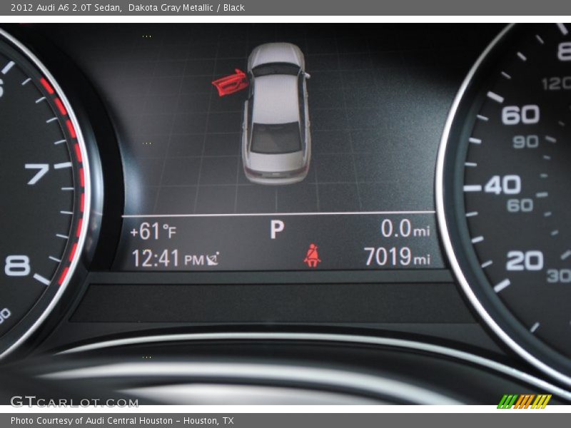 Dakota Gray Metallic / Black 2012 Audi A6 2.0T Sedan