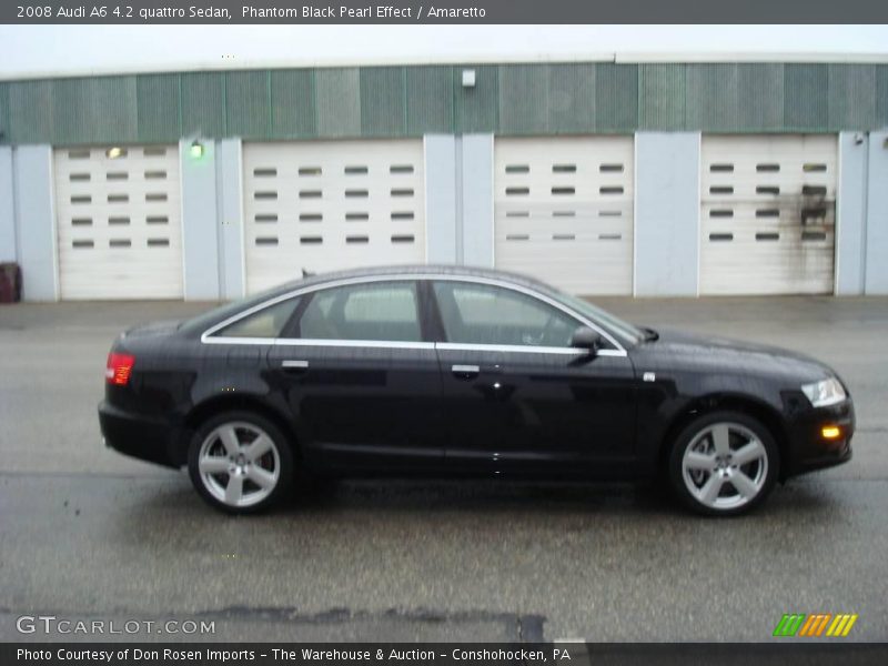 Phantom Black Pearl Effect / Amaretto 2008 Audi A6 4.2 quattro Sedan