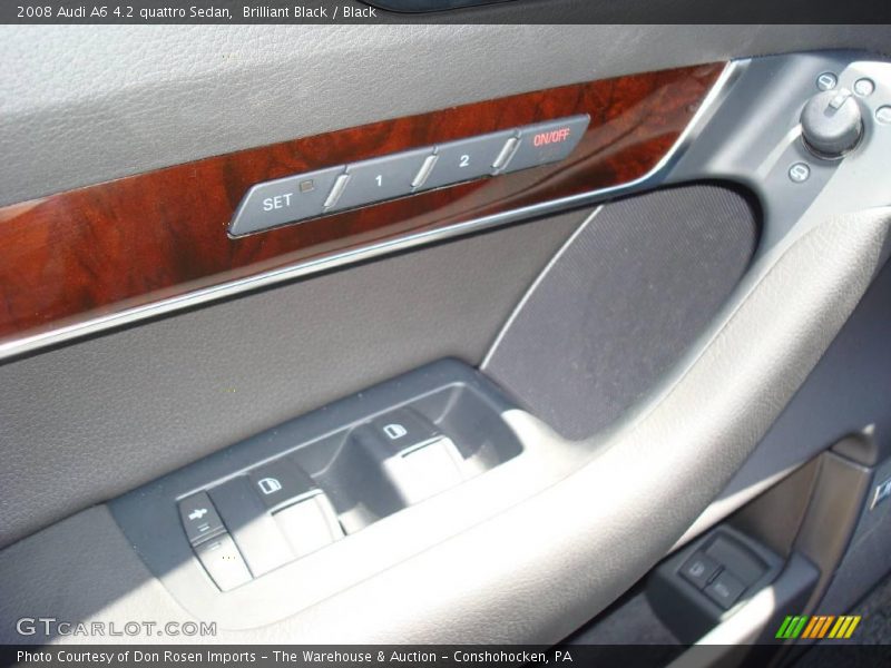 Brilliant Black / Black 2008 Audi A6 4.2 quattro Sedan