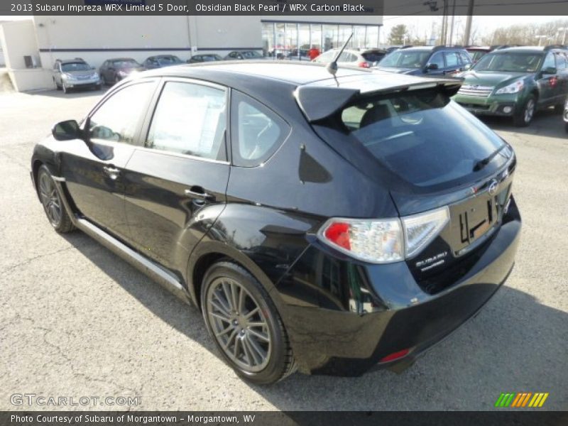 Obsidian Black Pearl / WRX Carbon Black 2013 Subaru Impreza WRX Limited 5 Door