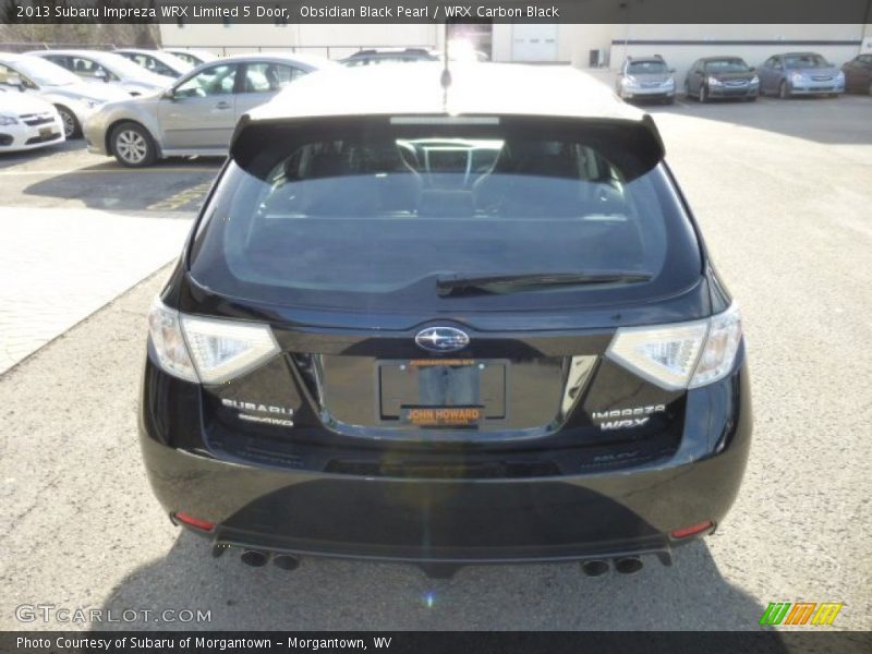 Obsidian Black Pearl / WRX Carbon Black 2013 Subaru Impreza WRX Limited 5 Door