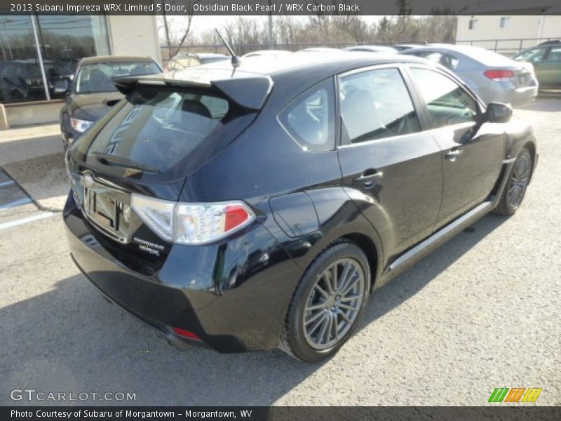 Obsidian Black Pearl / WRX Carbon Black 2013 Subaru Impreza WRX Limited 5 Door