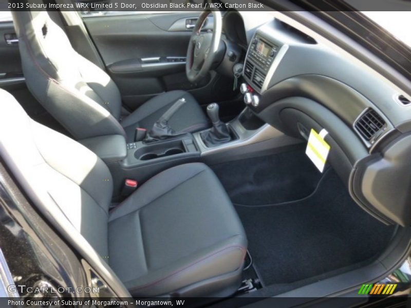  2013 Impreza WRX Limited 5 Door WRX Carbon Black Interior