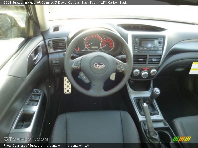 Dashboard of 2013 Impreza WRX Limited 5 Door