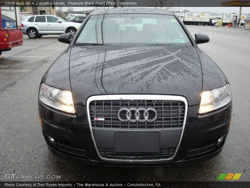 Phantom Black Pearl Effect / Amaretto 2008 Audi A6 4.2 quattro Sedan