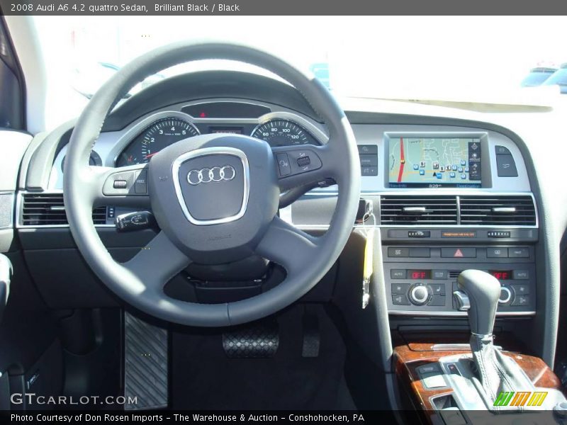 Brilliant Black / Black 2008 Audi A6 4.2 quattro Sedan