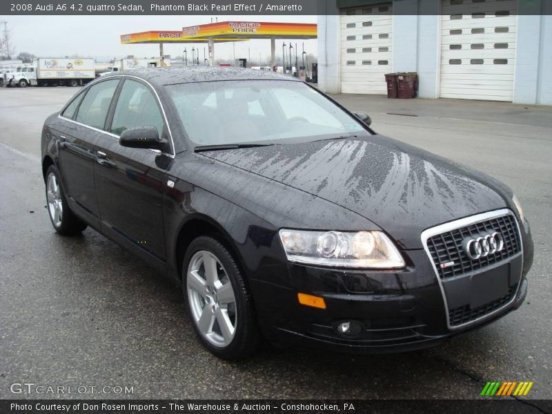 Phantom Black Pearl Effect / Amaretto 2008 Audi A6 4.2 quattro Sedan