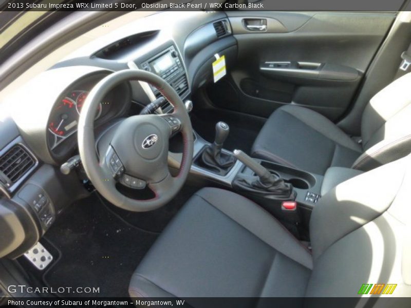 Obsidian Black Pearl / WRX Carbon Black 2013 Subaru Impreza WRX Limited 5 Door