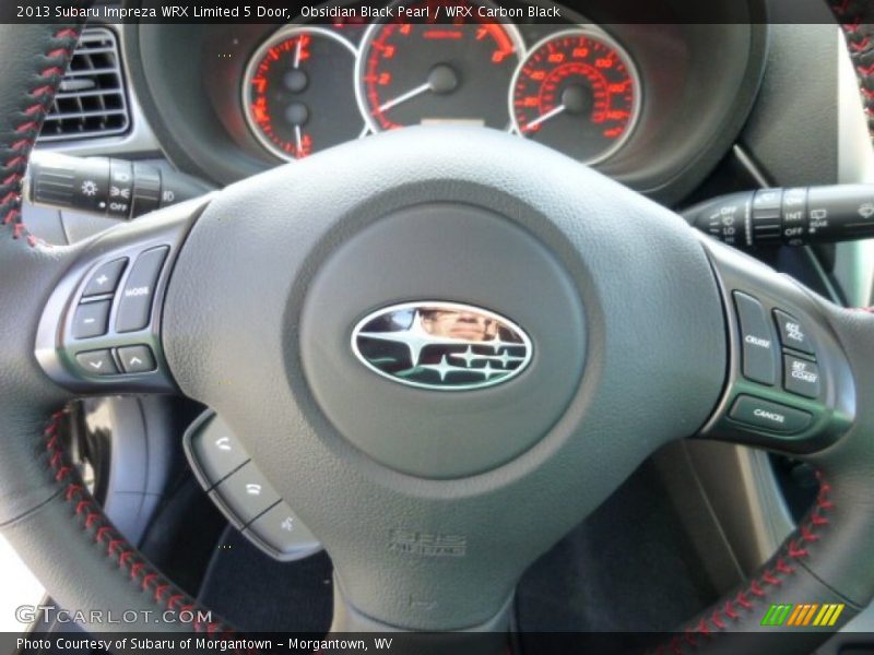  2013 Impreza WRX Limited 5 Door Steering Wheel