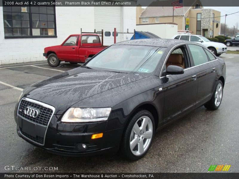 Phantom Black Pearl Effect / Amaretto 2008 Audi A6 4.2 quattro Sedan