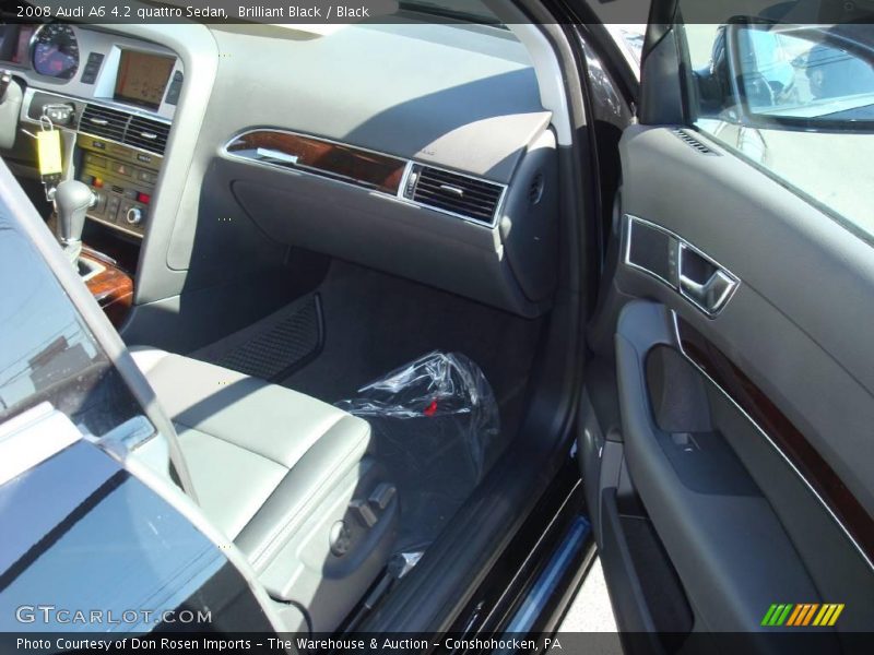 Brilliant Black / Black 2008 Audi A6 4.2 quattro Sedan