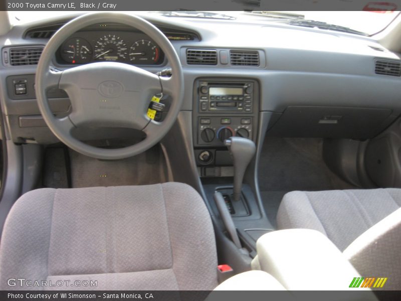 Black / Gray 2000 Toyota Camry LE