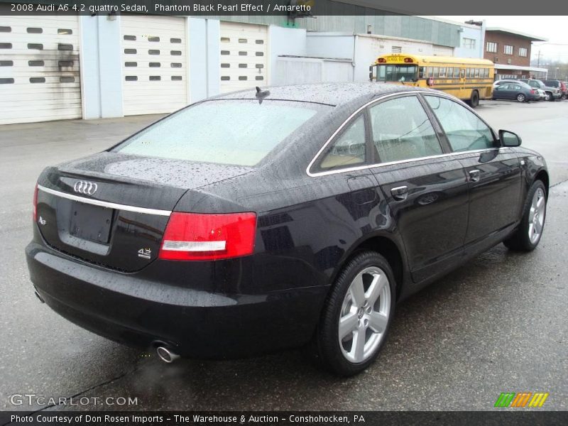 Phantom Black Pearl Effect / Amaretto 2008 Audi A6 4.2 quattro Sedan