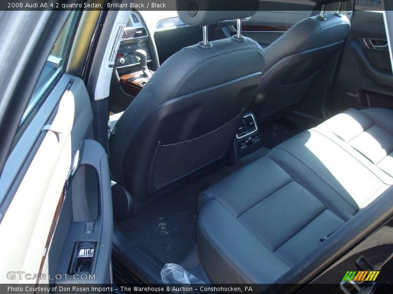 Brilliant Black / Black 2008 Audi A6 4.2 quattro Sedan