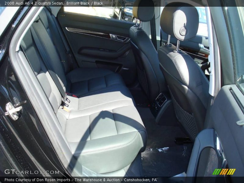 Brilliant Black / Black 2008 Audi A6 4.2 quattro Sedan