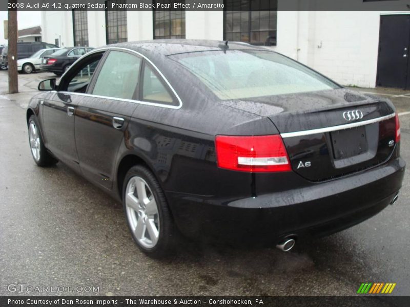 Phantom Black Pearl Effect / Amaretto 2008 Audi A6 4.2 quattro Sedan
