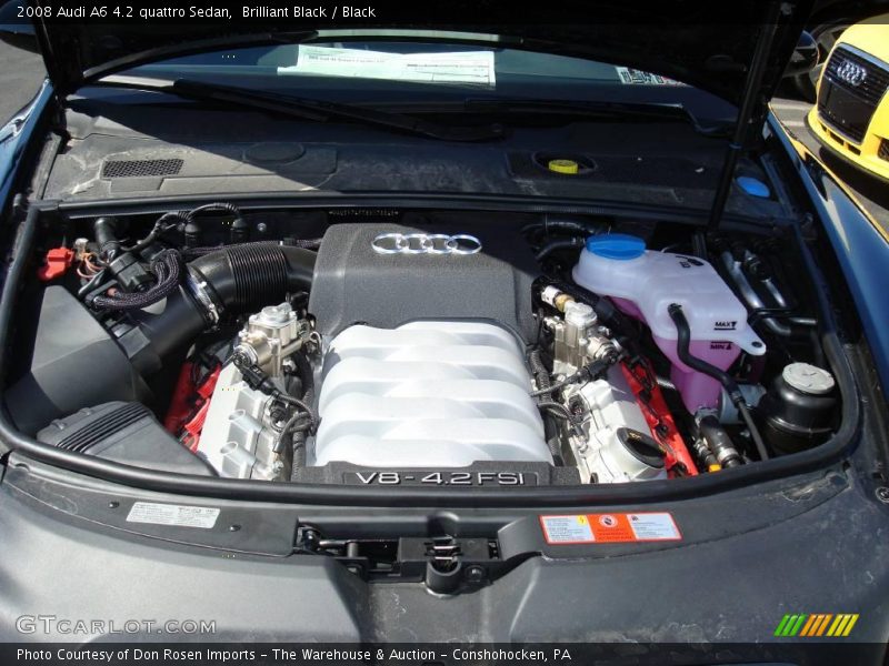 Brilliant Black / Black 2008 Audi A6 4.2 quattro Sedan