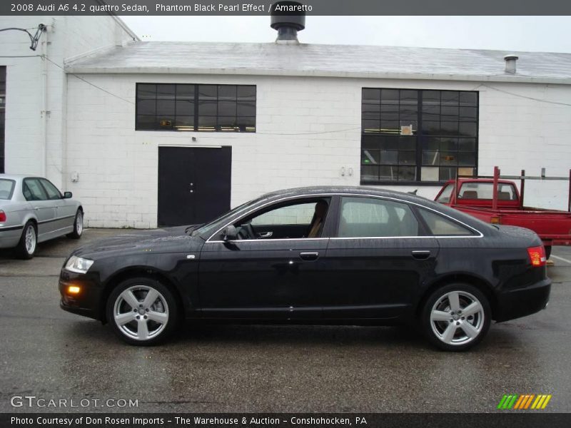 Phantom Black Pearl Effect / Amaretto 2008 Audi A6 4.2 quattro Sedan