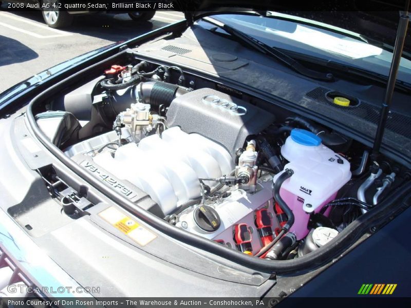 Brilliant Black / Black 2008 Audi A6 4.2 quattro Sedan