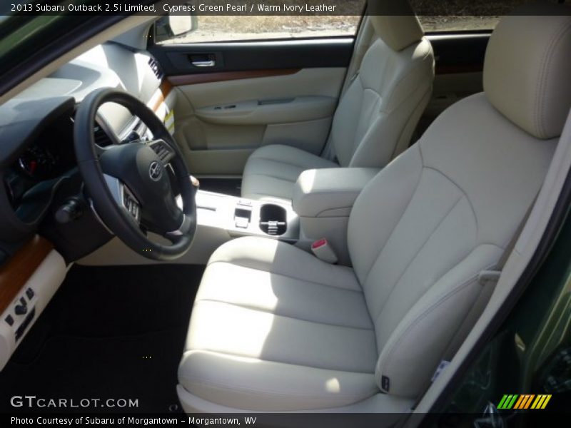  2013 Outback 2.5i Limited Warm Ivory Leather Interior