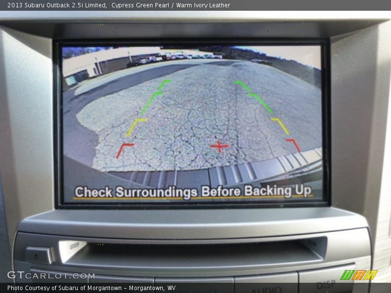 Cypress Green Pearl / Warm Ivory Leather 2013 Subaru Outback 2.5i Limited