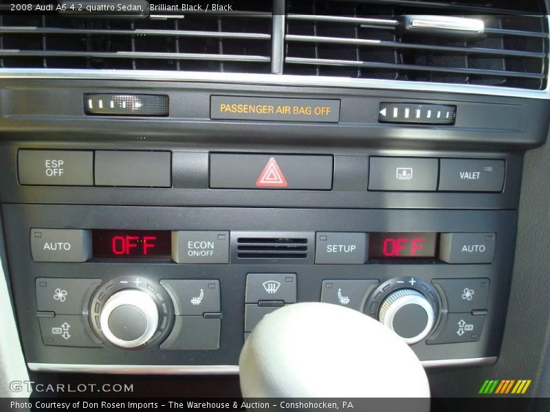 Brilliant Black / Black 2008 Audi A6 4.2 quattro Sedan