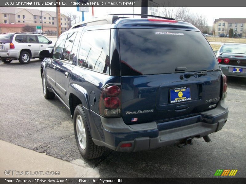 Indigo Blue Metallic / Medium Pewter 2003 Chevrolet TrailBlazer EXT LS