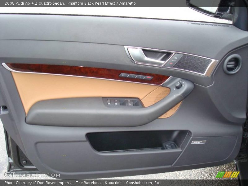 Phantom Black Pearl Effect / Amaretto 2008 Audi A6 4.2 quattro Sedan