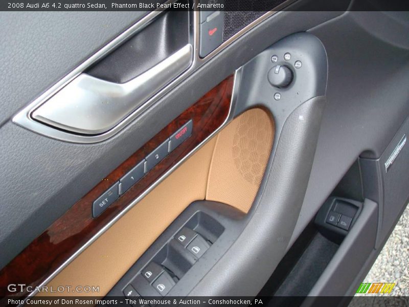 Phantom Black Pearl Effect / Amaretto 2008 Audi A6 4.2 quattro Sedan
