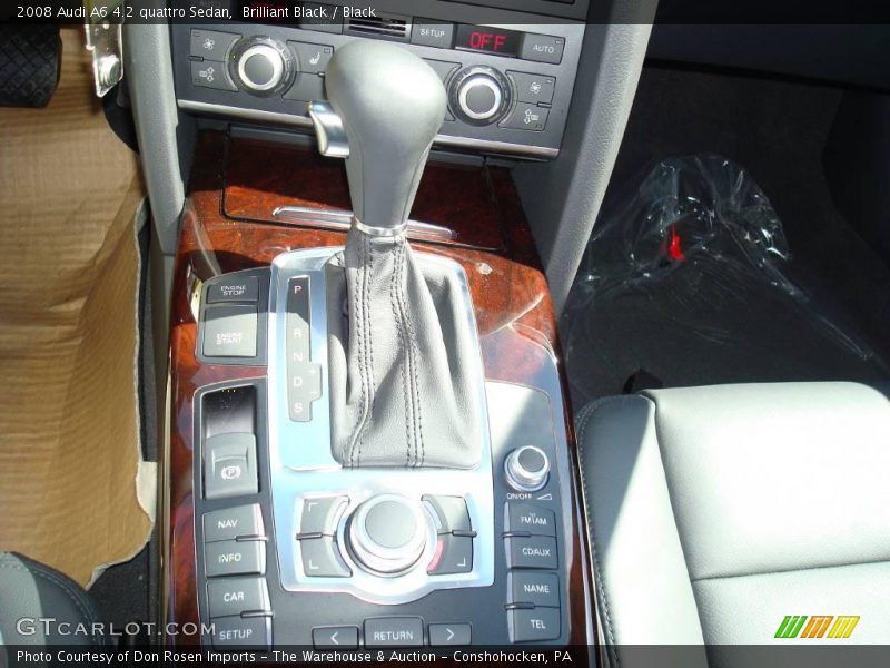 Brilliant Black / Black 2008 Audi A6 4.2 quattro Sedan