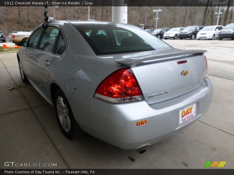 Silver Ice Metallic / Gray 2012 Chevrolet Impala LT