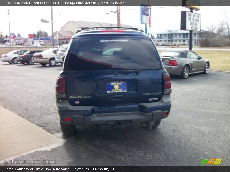 Indigo Blue Metallic / Medium Pewter 2003 Chevrolet TrailBlazer EXT LS