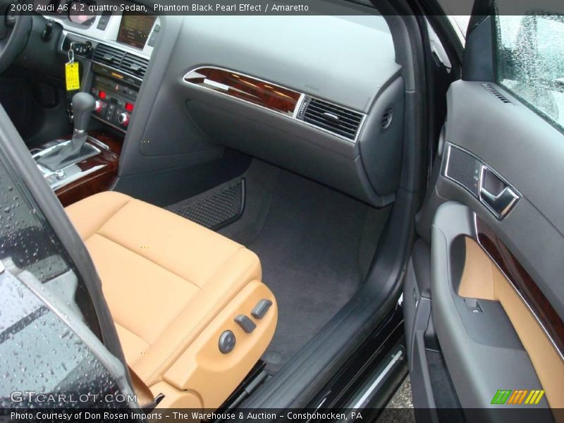 Phantom Black Pearl Effect / Amaretto 2008 Audi A6 4.2 quattro Sedan