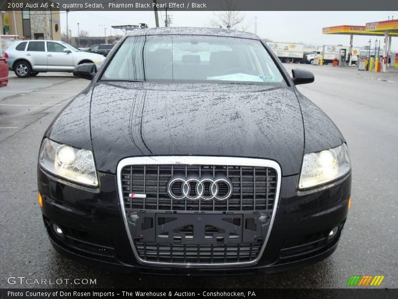 Phantom Black Pearl Effect / Black 2008 Audi A6 4.2 quattro Sedan