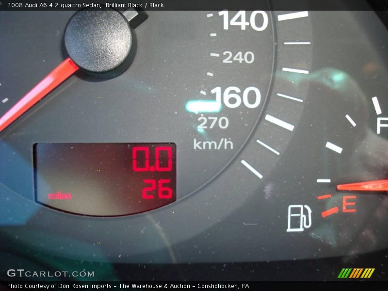 Brilliant Black / Black 2008 Audi A6 4.2 quattro Sedan