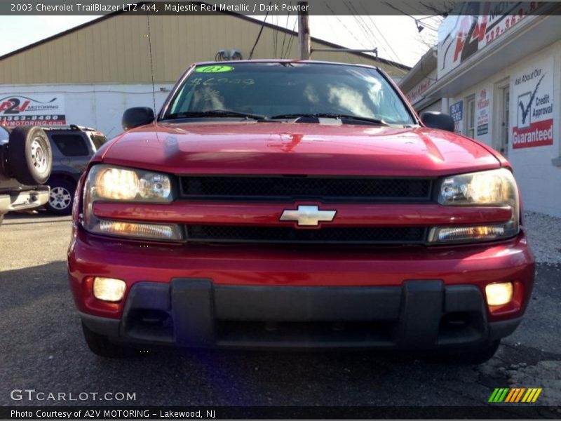 Majestic Red Metallic / Dark Pewter 2003 Chevrolet TrailBlazer LTZ 4x4