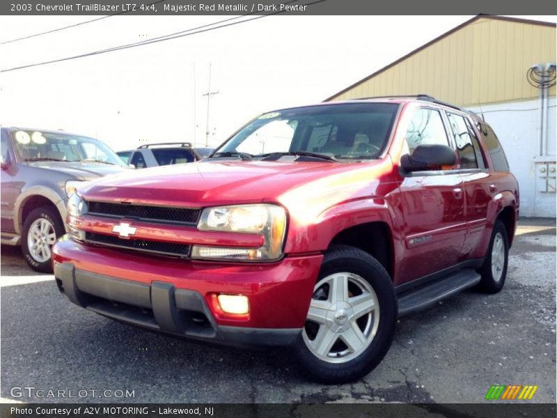 Majestic Red Metallic / Dark Pewter 2003 Chevrolet TrailBlazer LTZ 4x4