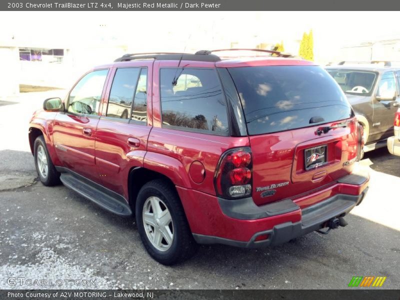 Majestic Red Metallic / Dark Pewter 2003 Chevrolet TrailBlazer LTZ 4x4
