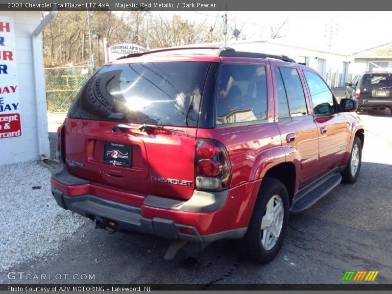 Majestic Red Metallic / Dark Pewter 2003 Chevrolet TrailBlazer LTZ 4x4