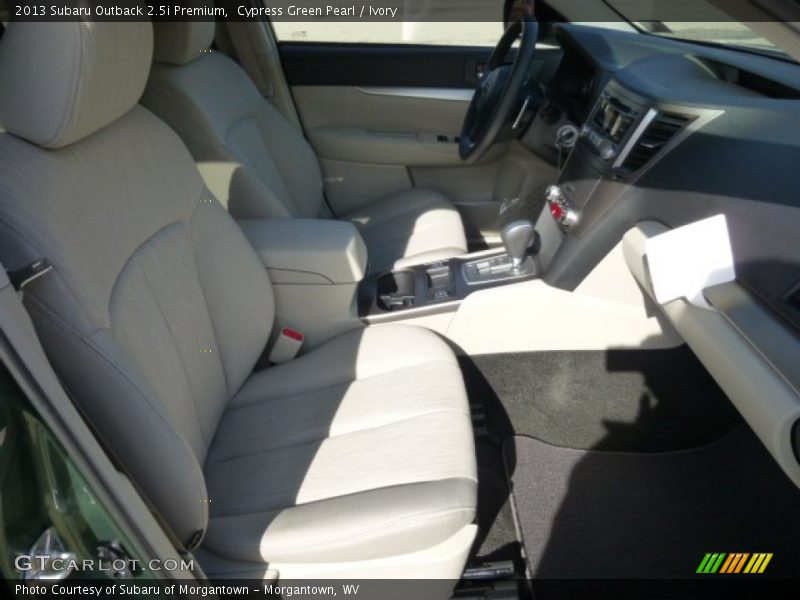 Cypress Green Pearl / Ivory 2013 Subaru Outback 2.5i Premium