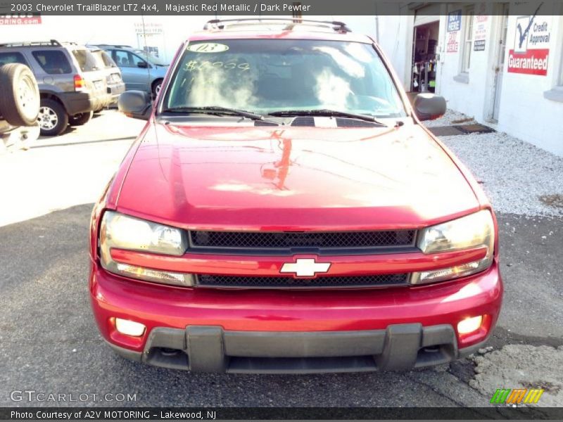 Majestic Red Metallic / Dark Pewter 2003 Chevrolet TrailBlazer LTZ 4x4