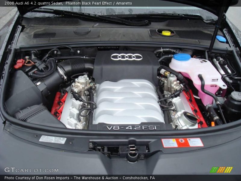 Phantom Black Pearl Effect / Amaretto 2008 Audi A6 4.2 quattro Sedan