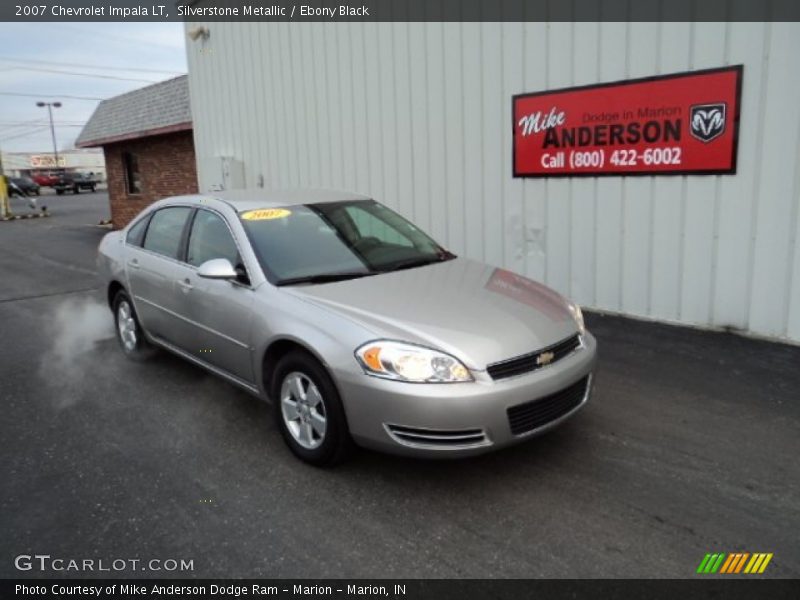 Silverstone Metallic / Ebony Black 2007 Chevrolet Impala LT