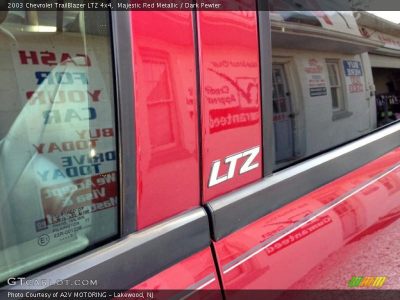 Majestic Red Metallic / Dark Pewter 2003 Chevrolet TrailBlazer LTZ 4x4