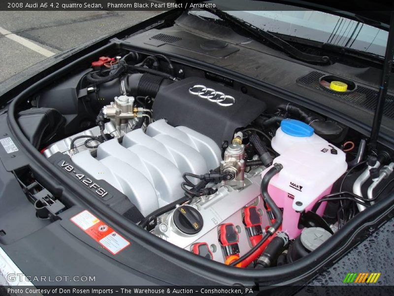 Phantom Black Pearl Effect / Amaretto 2008 Audi A6 4.2 quattro Sedan