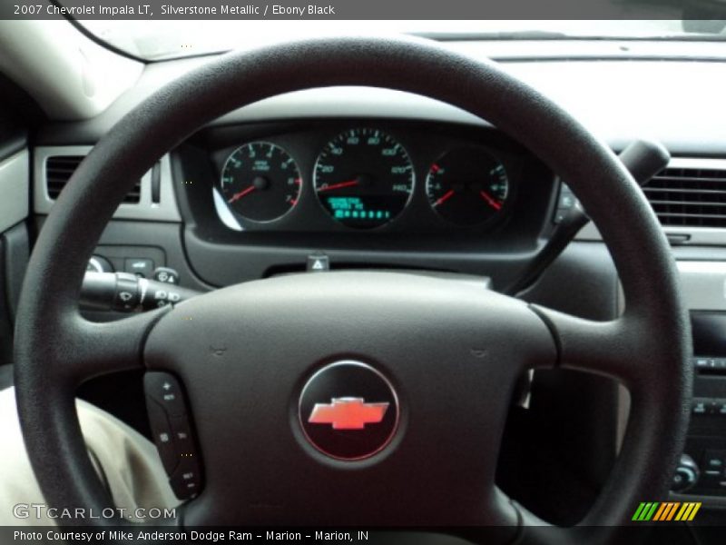 Silverstone Metallic / Ebony Black 2007 Chevrolet Impala LT