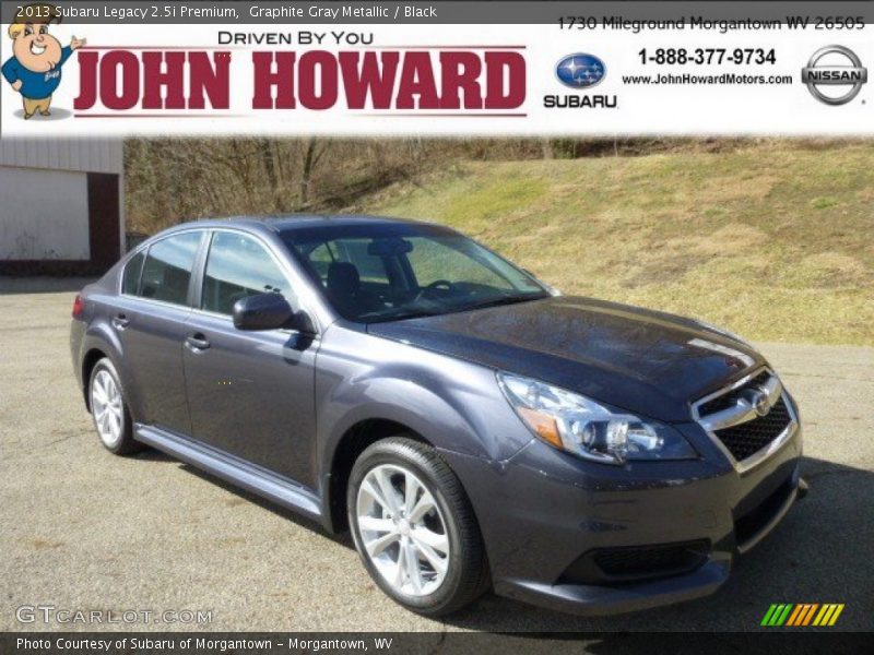 Graphite Gray Metallic / Black 2013 Subaru Legacy 2.5i Premium